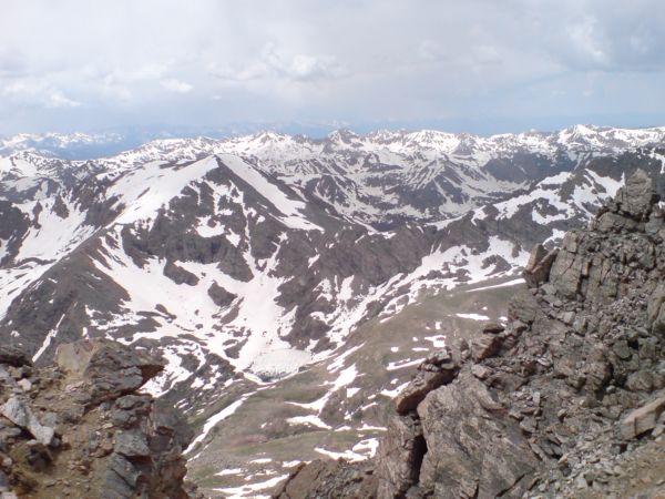 from summit of Massive